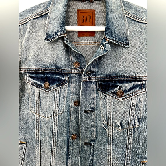 Gap Denim Jacket Icon Light Wash - Picture 7 of 10